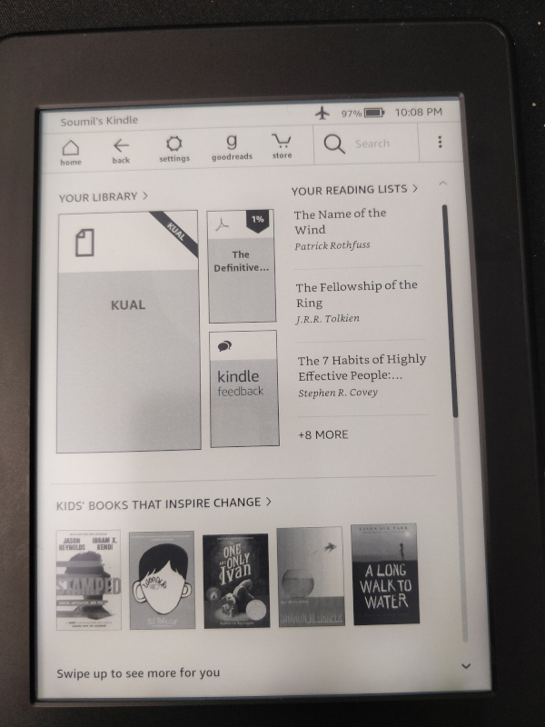 KUAL in Kindle Library